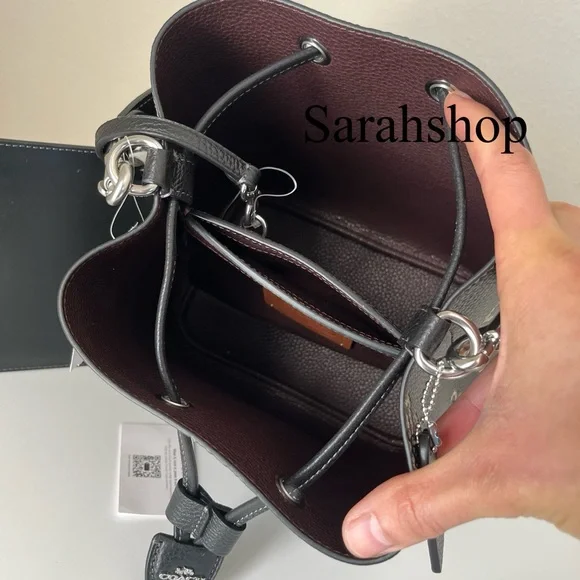 ✅Coach Rowan Bucket Bag With Butterfly Print - Picture 10 of 12